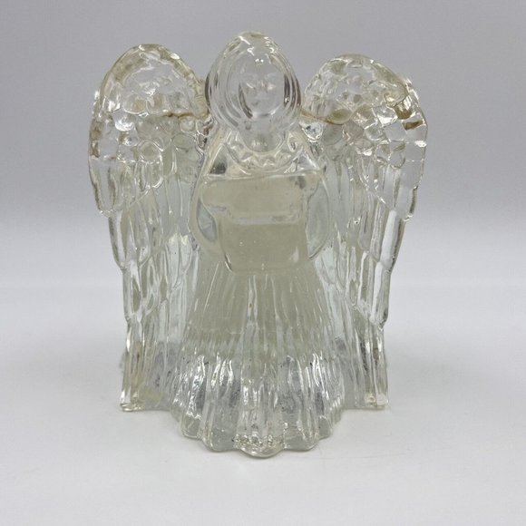 Vintage Daytons Heavy Glass Ring Of Angels Votive Candle Holder 4” Original Box - Picture 6 of 10